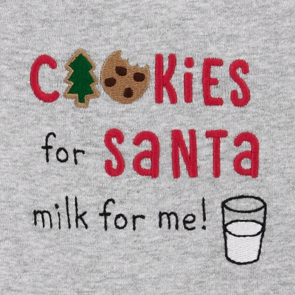 Cookies for Santa Christmas holiday outfit baby - Picture 2 of 4
